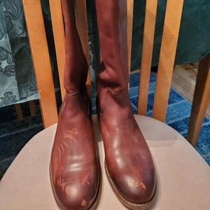Frye leather boots Melissa. Size 8